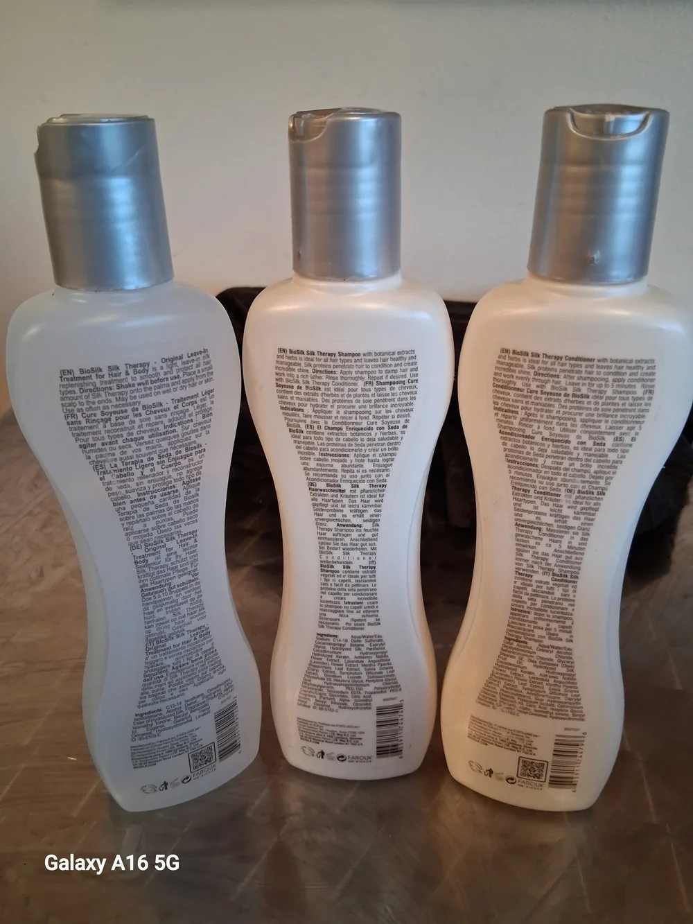 Biosilk Silk Therapy Trio- Shampoo, Conditioner & Leave In Treatment Hair & Body